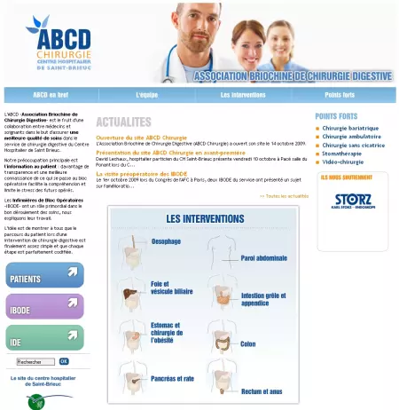 Ouverture du site ABCD Chirurgie