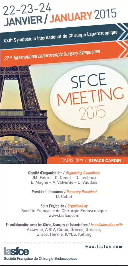 ABCD-Chirurgie au congrès 2015 de la SFCE
